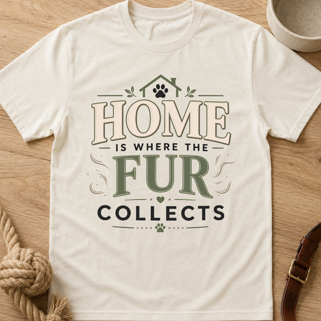 Home Is Where The Fur Collects T-Shirt
