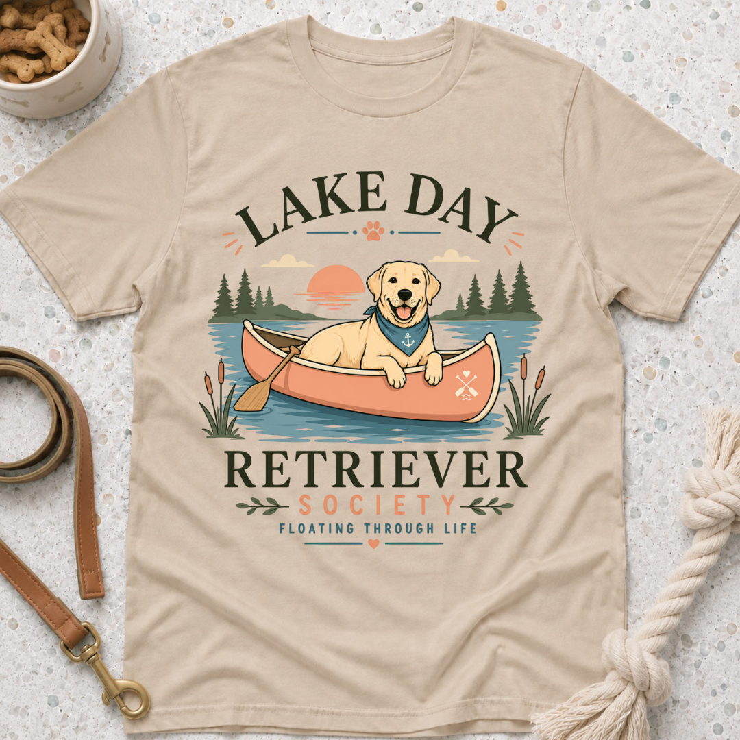Lake Day Retriever Society T-Shirt