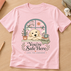 You're Safe Here Kids Tee
