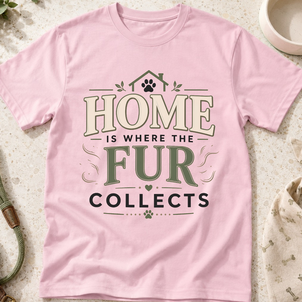 Home Is Where The Fur Collects T-Shirt