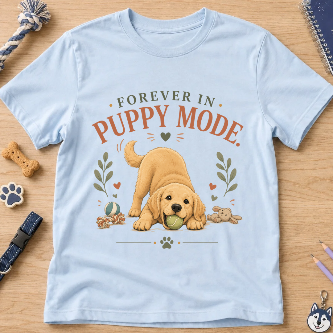 Forever in Puppy Mode Kids Tee