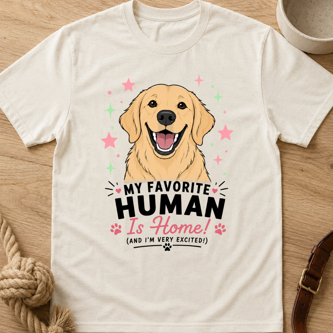 My Favorite Human is Home T-Shirt