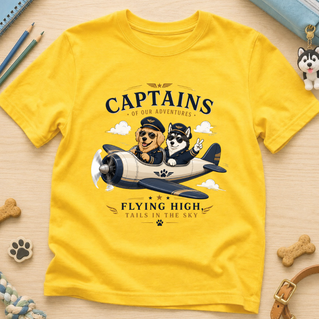 Captains Flying High Kids Tee