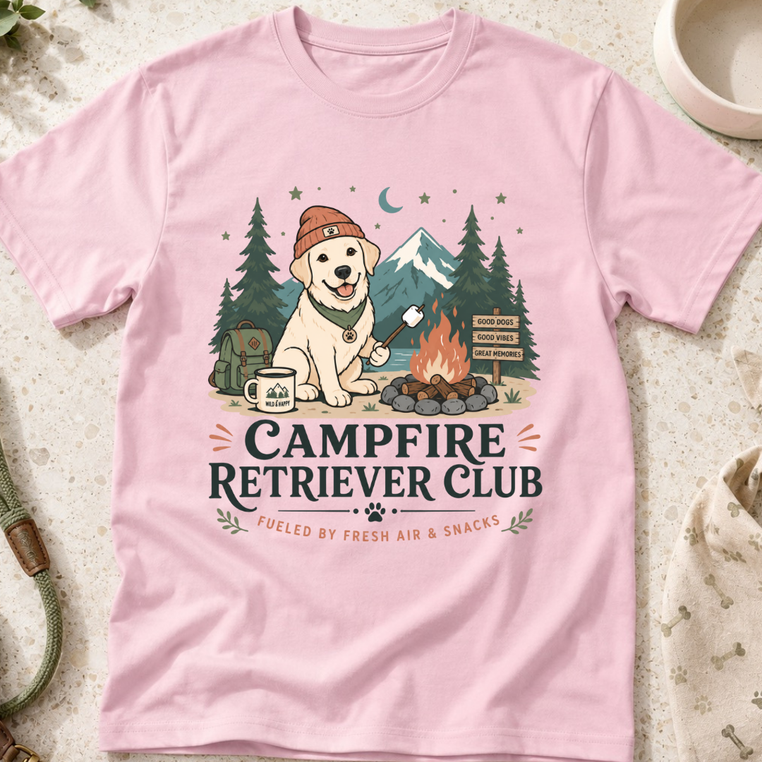 Campfire Retriever Club T-Shirt