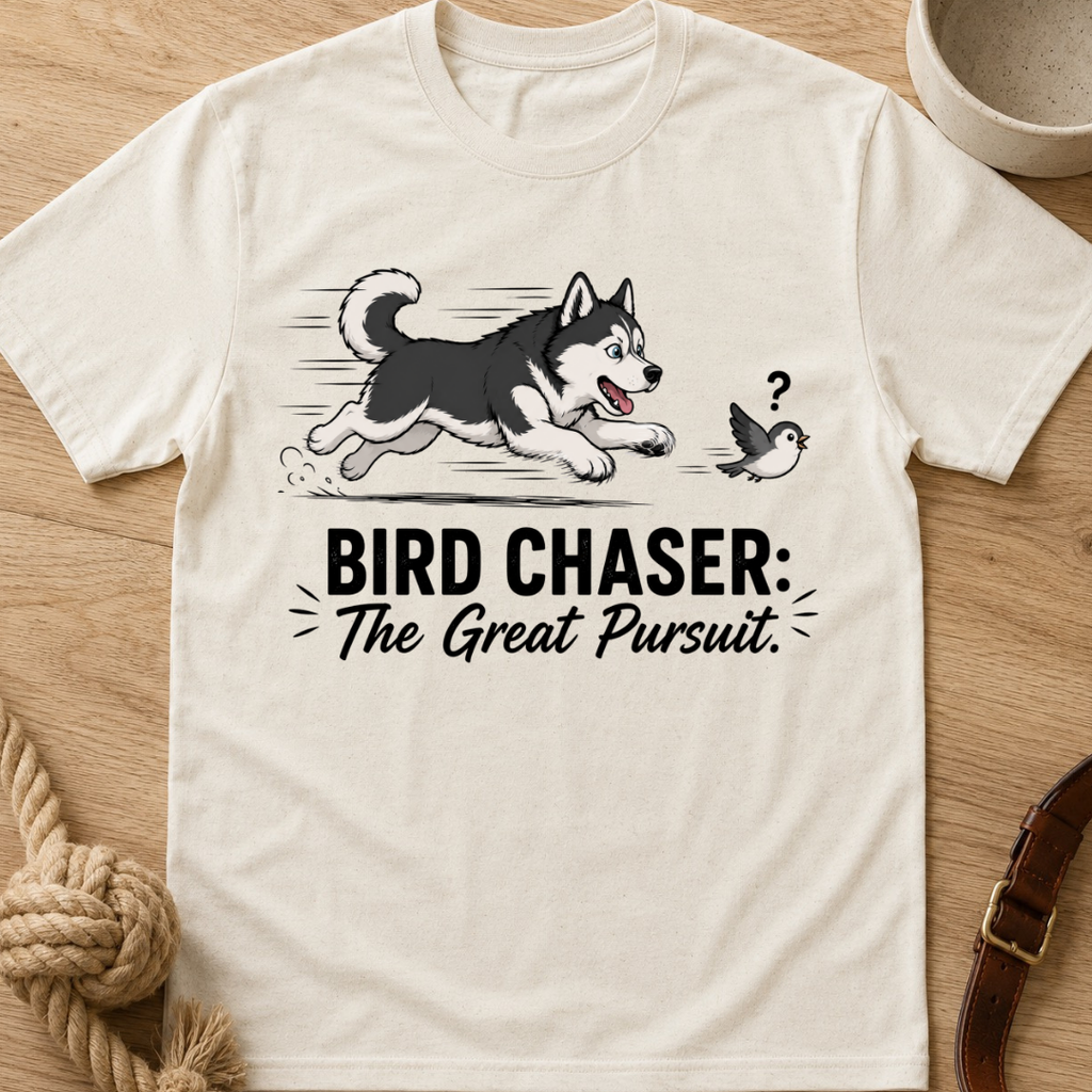Bird Chaser The Great Pursuit T-Shirt