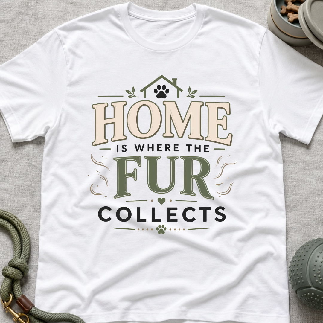 Home Is Where The Fur Collects T-Shirt