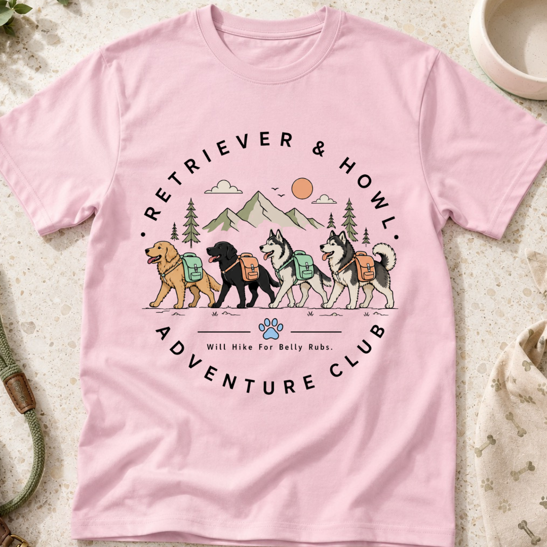 Retriever & Howl Adventure Club T-Shirt