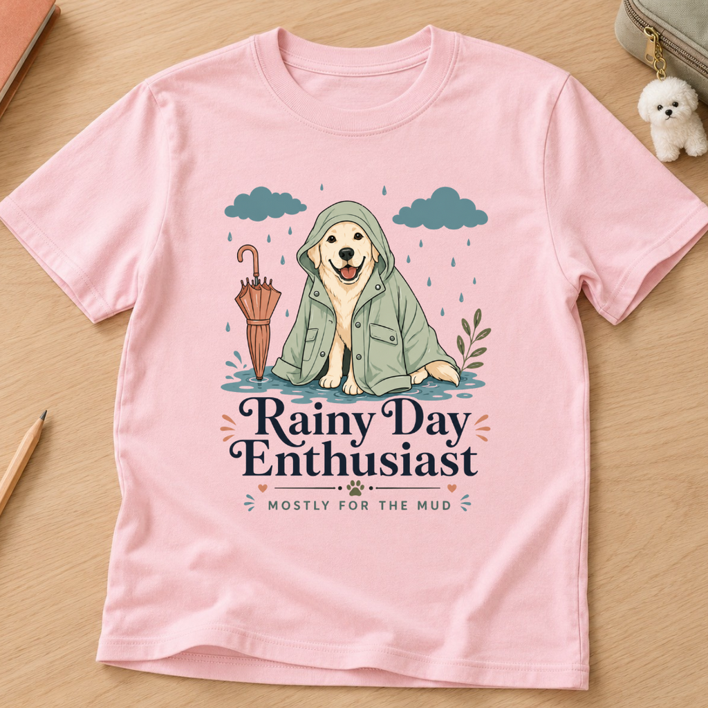 Rainy Day Enthusiast Kids Tee