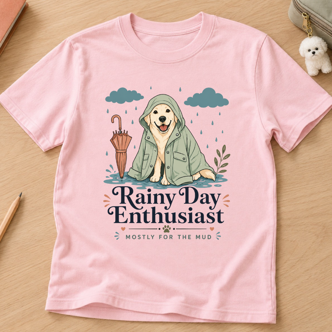 Rainy Day Enthusiast Kids Tee