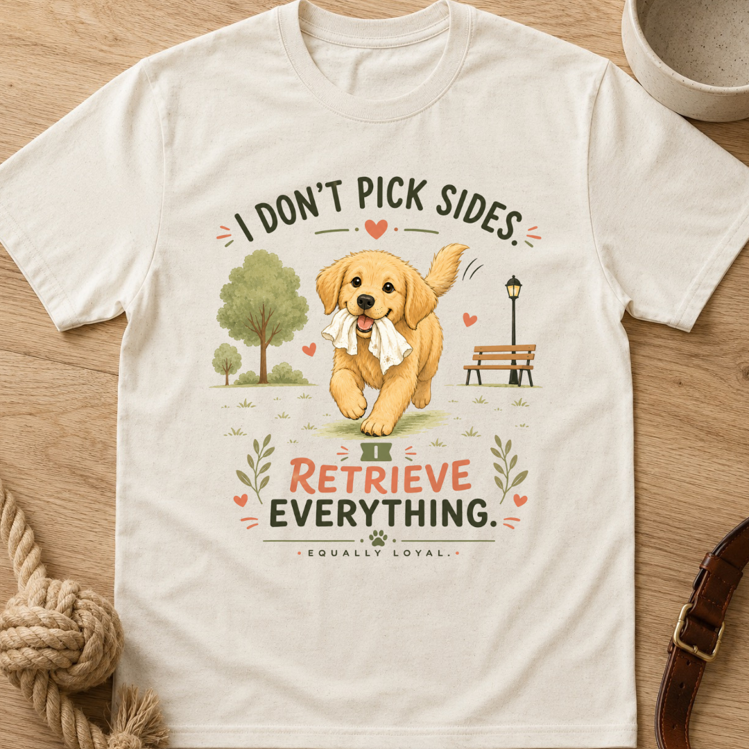 I don't pick sides I retrieve everything T-Shirt