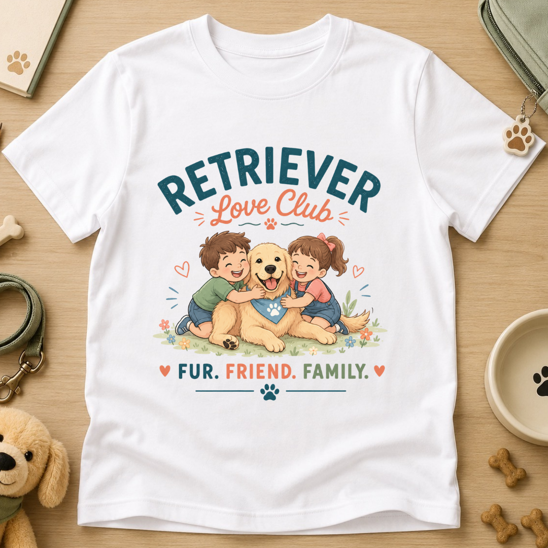 Retriever Love Club Kids Tee