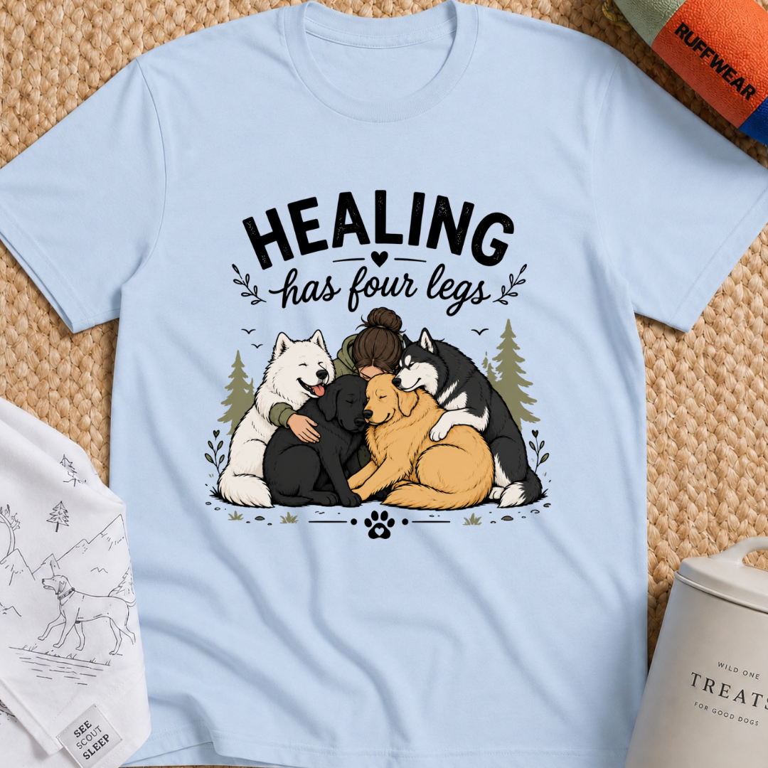 Healing Has Four Legs (Pack) T-Shirt