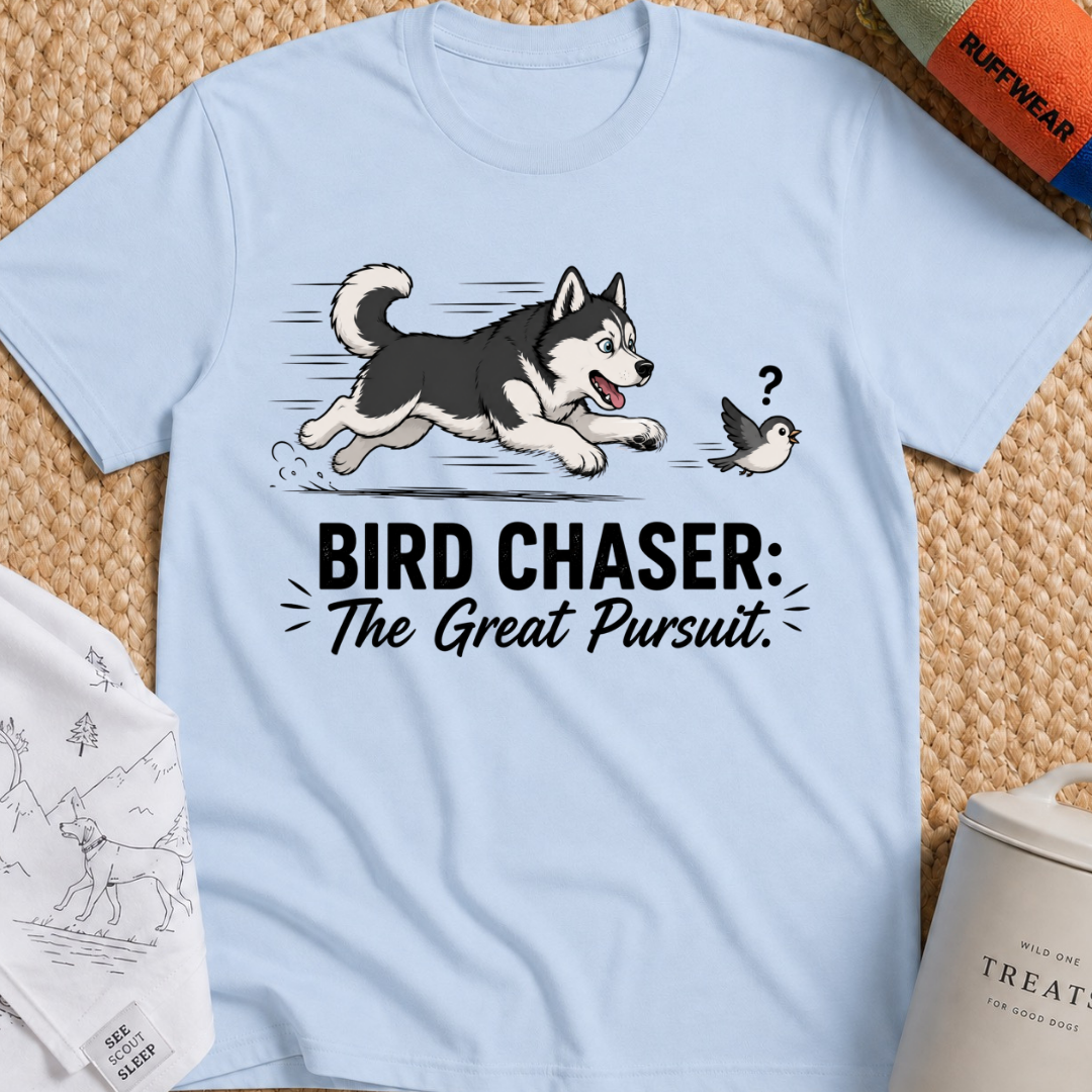 Bird Chaser The Great Pursuit T-Shirt