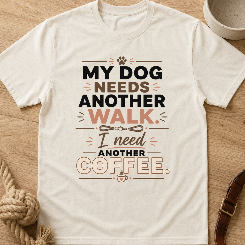 My Dog Needs Another Walk T-Shirt