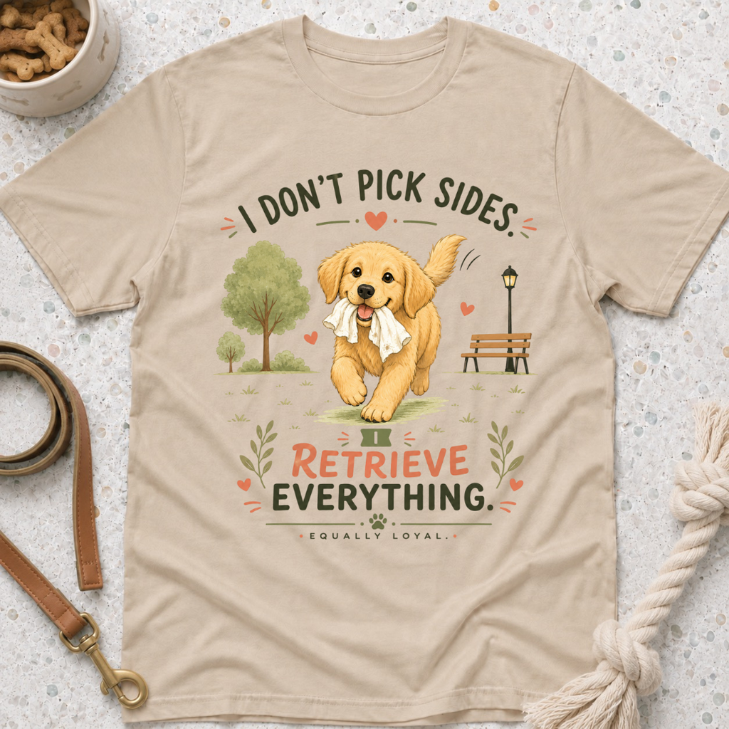 I don't pick sides I retrieve everything T-Shirt