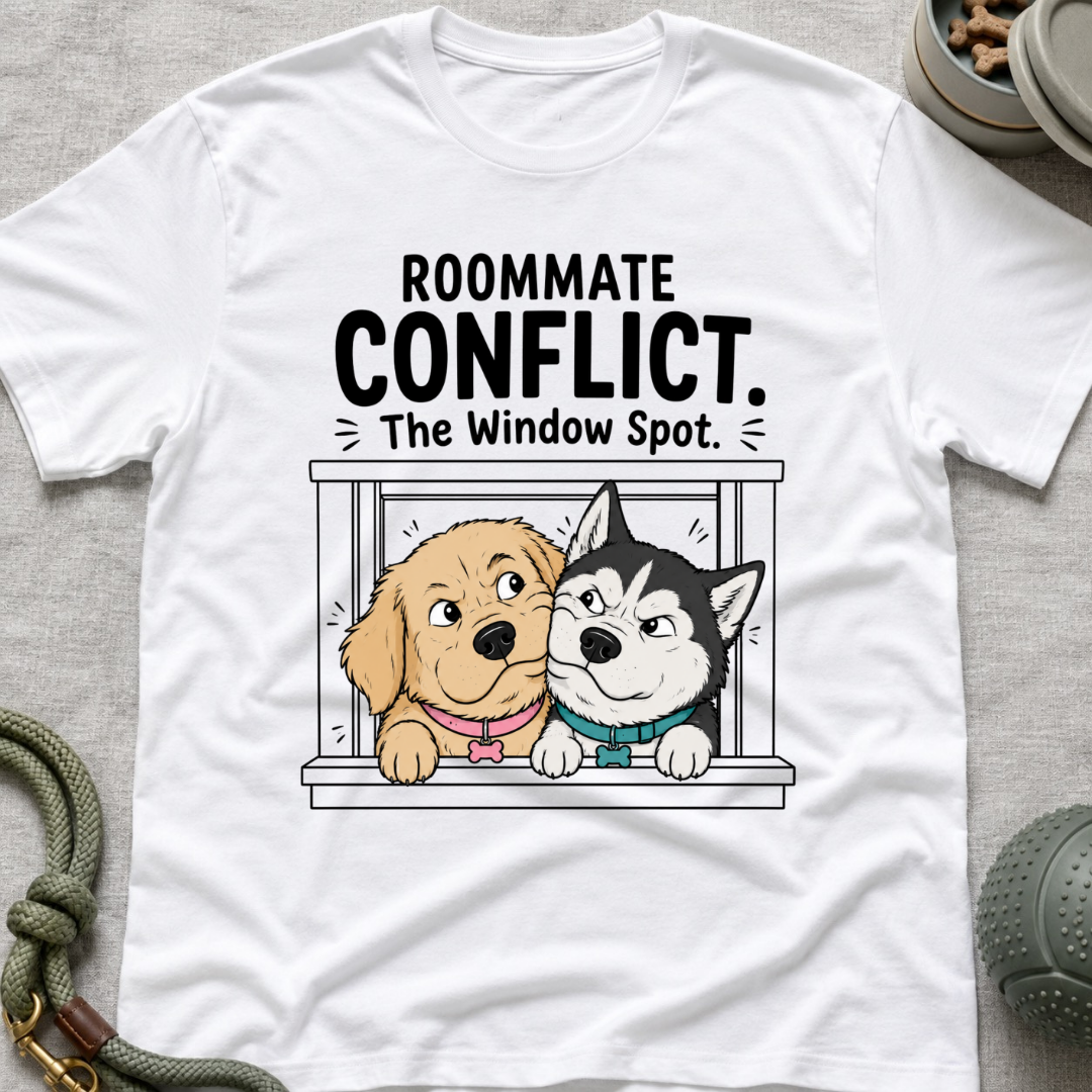 Roommate Conflict The Window Spot T-Shirt