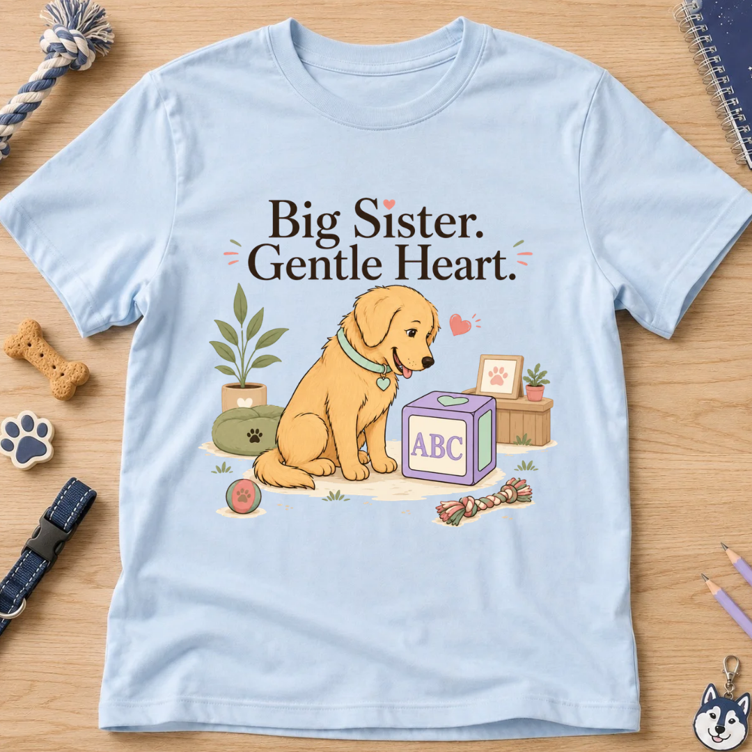 Big Sister Gentle Heart Kids Tee