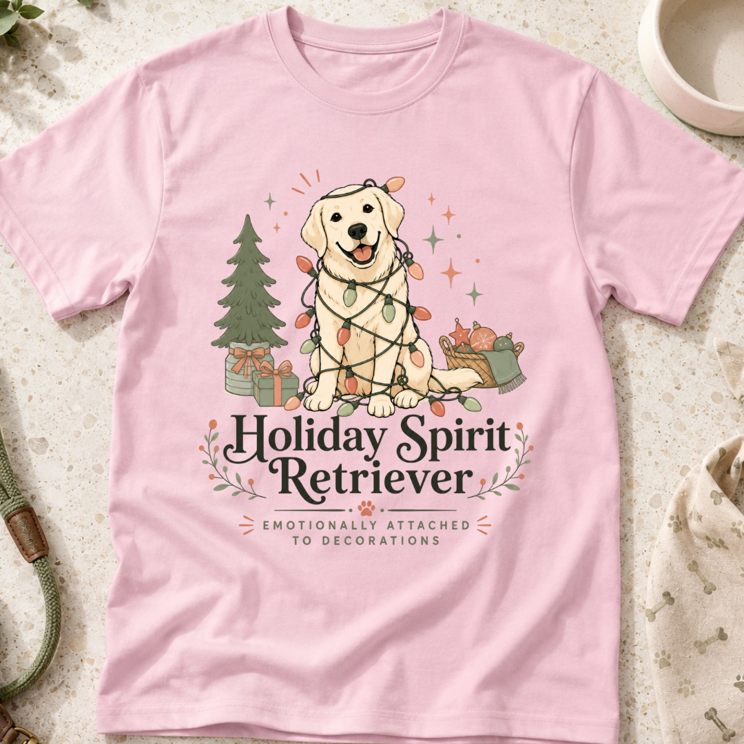 Holiday Spirit Retriever T-Shirt