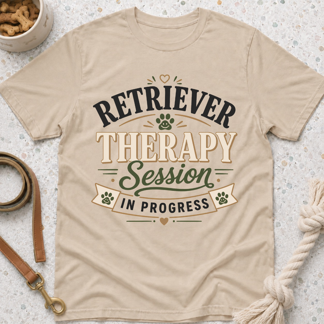 Retriever Therapy Session in Progress T-Shirt
