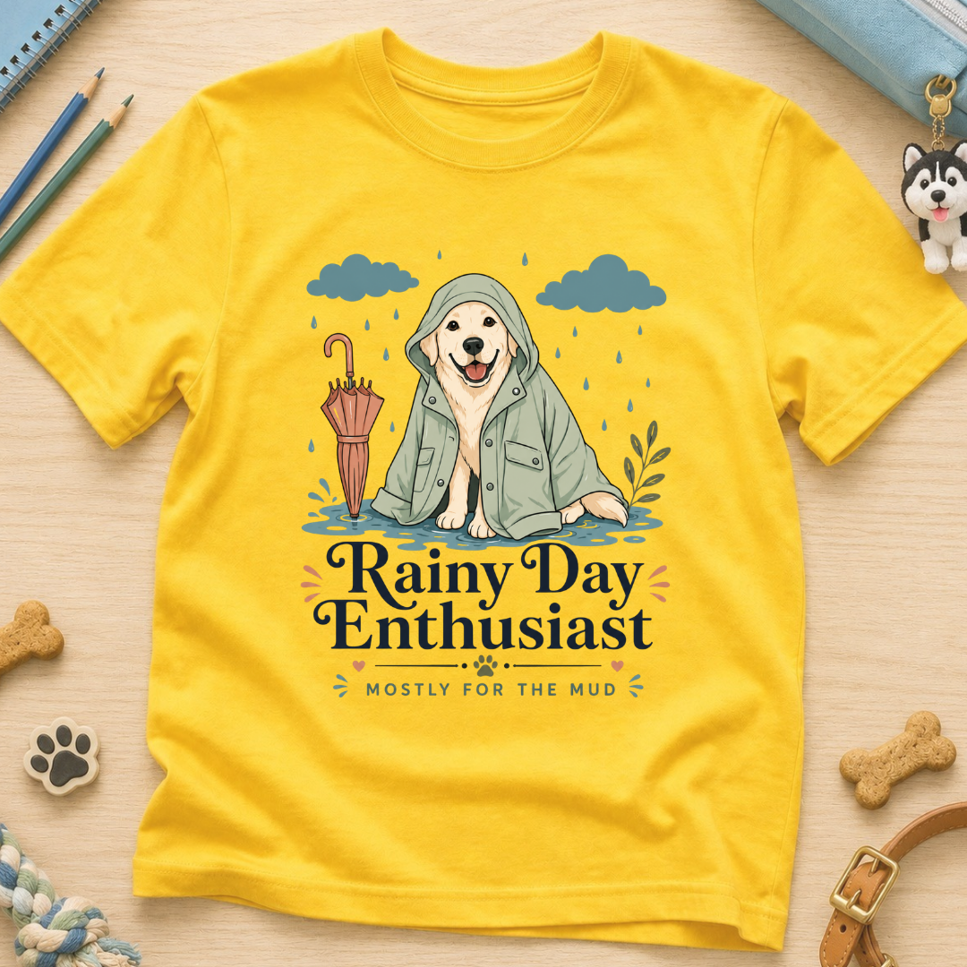 Rainy Day Enthusiast Kids Tee