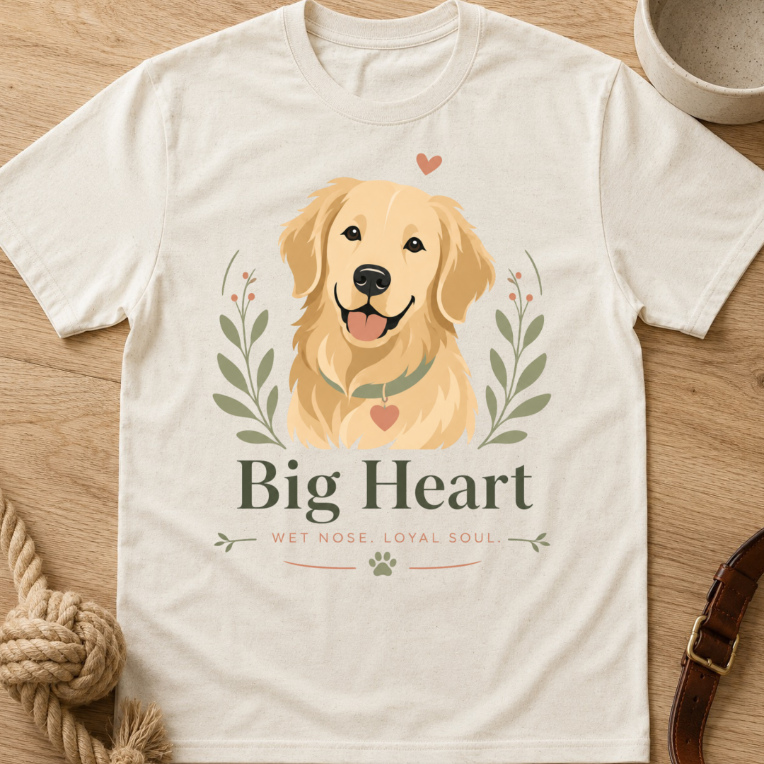 Big Heart Wet Nose T-Shirt