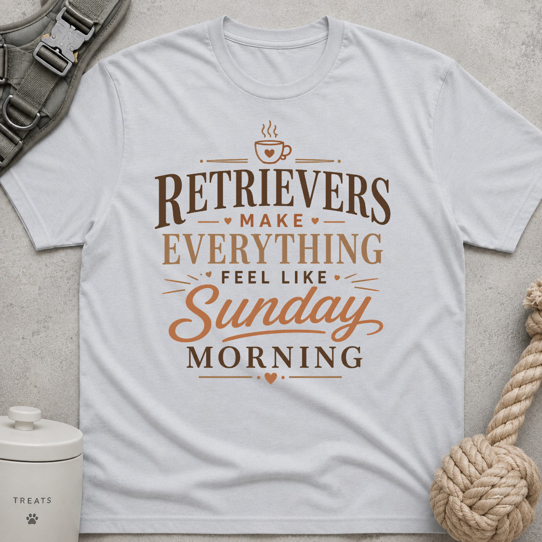 Retrievers Make Everything Feel Like Sunday Morning T-Shirt