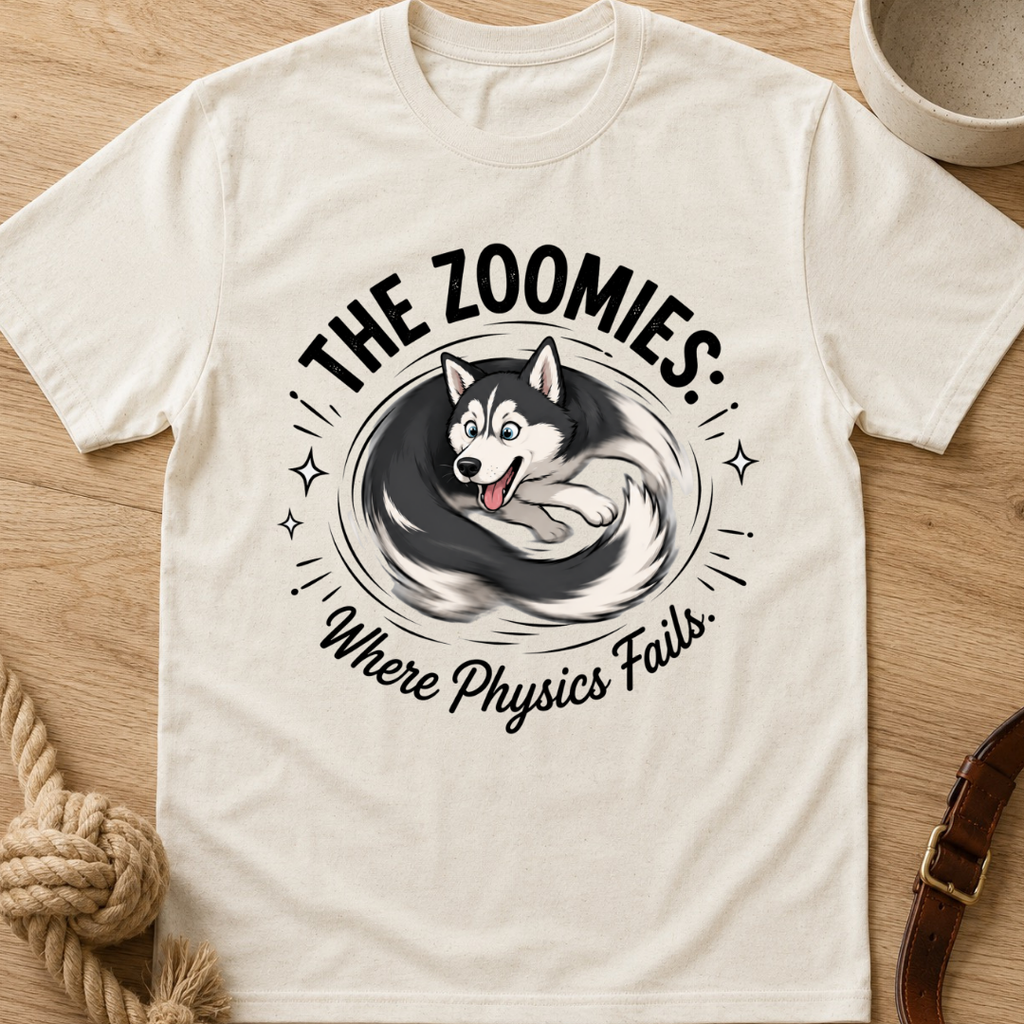 The Zoomies Where Physics Fails T-Shirt