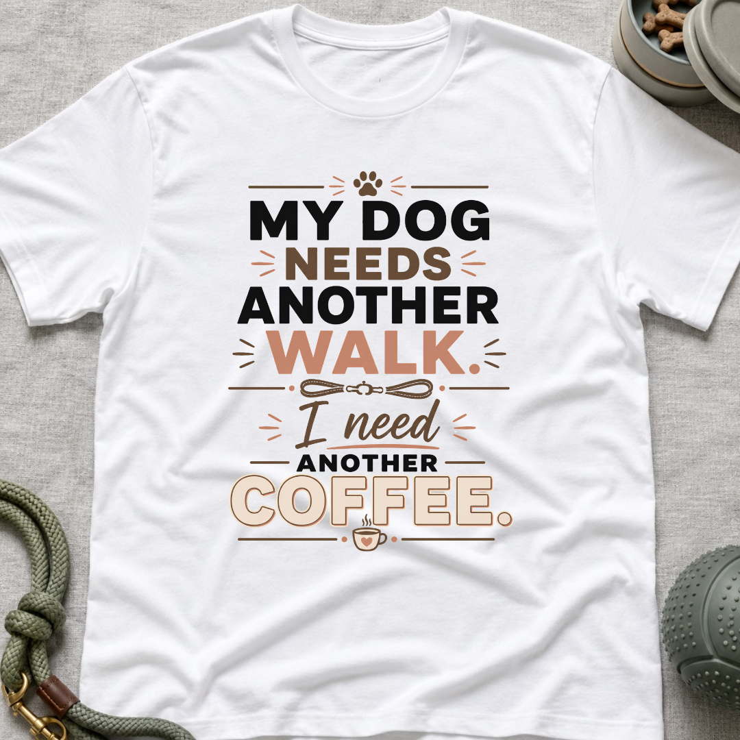My Dog Needs Another Walk T-Shirt