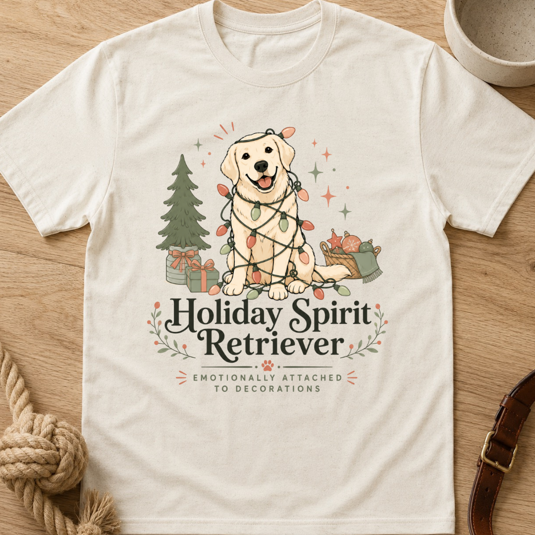 Holiday Spirit Retriever T-Shirt
