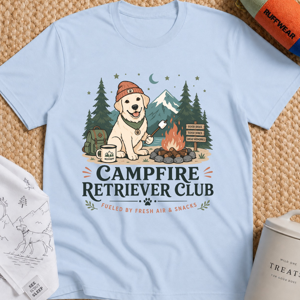 Campfire Retriever Club T-Shirt