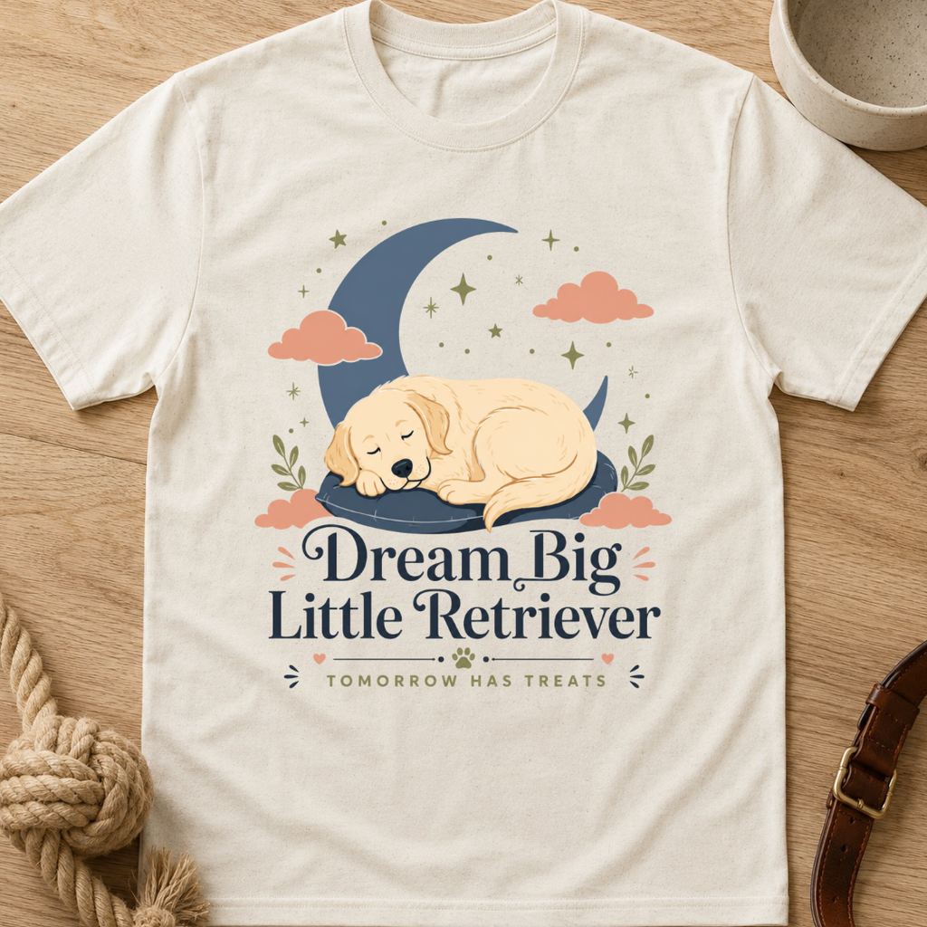 Dream Big Little Retriever T-Shirt