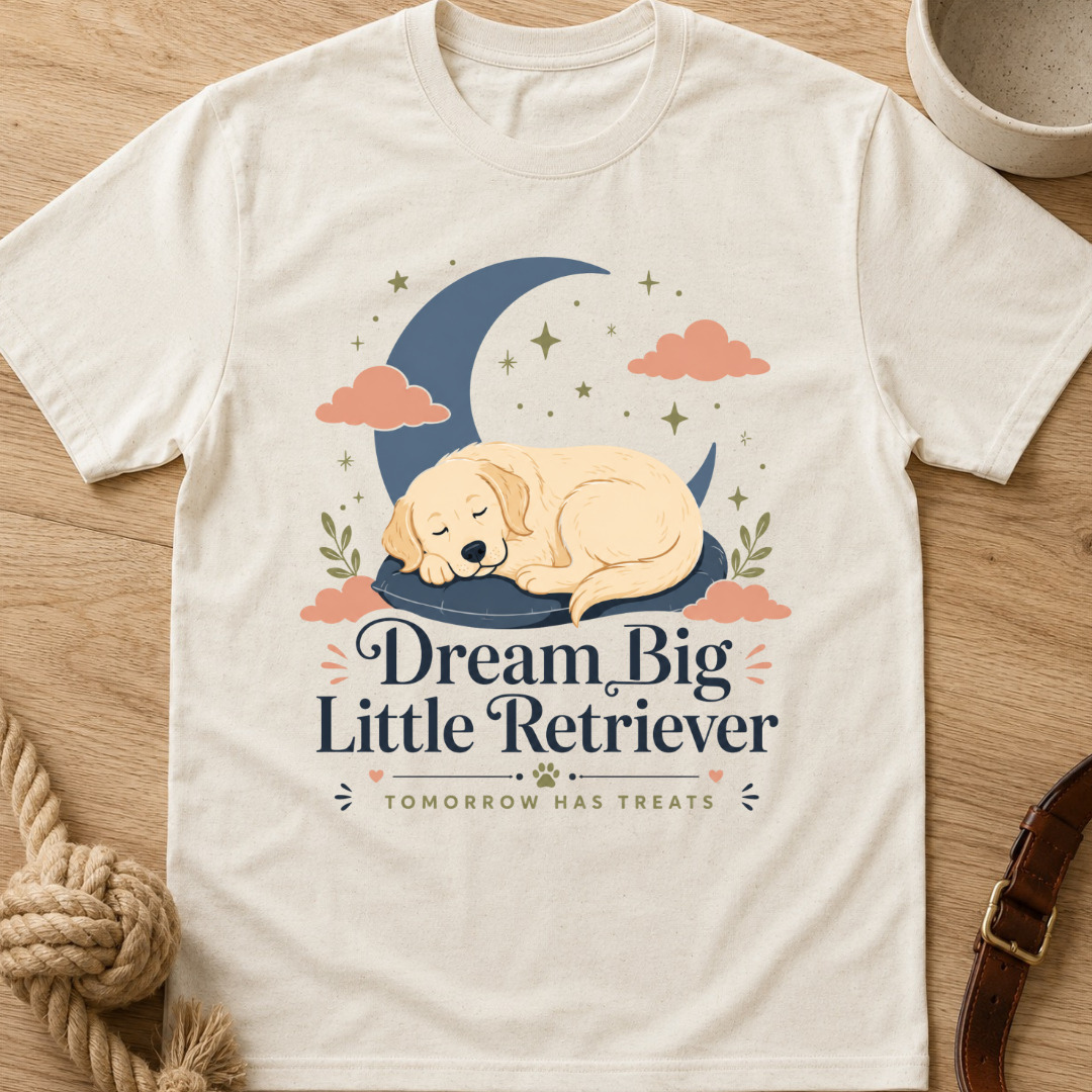 Dream Big Little Retriever T-Shirt