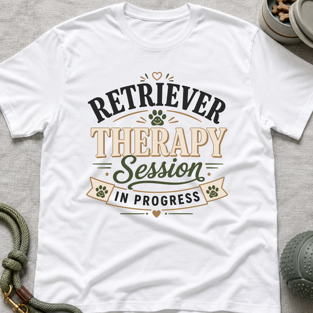 Retriever Therapy Session in Progress T-Shirt